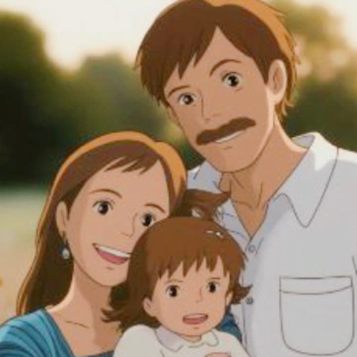 Photo converted with the Ghibli filter